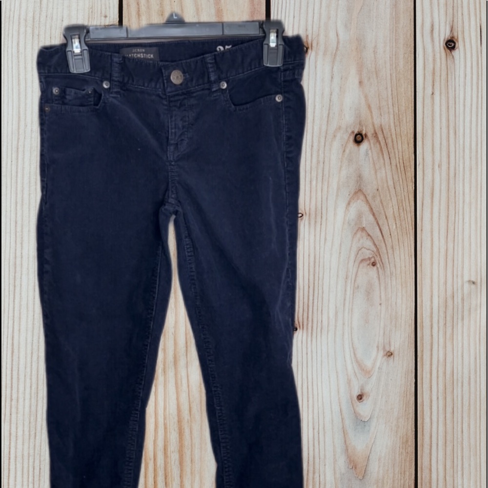 J Crew Size 25 Corduroy Navy Parts